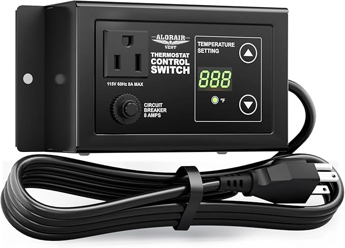 ALORAIRVENT Adjustable Thermostat TCS-10